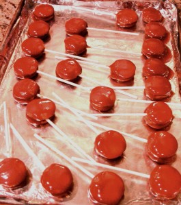 Karin's Valentine Treats covered with caramel